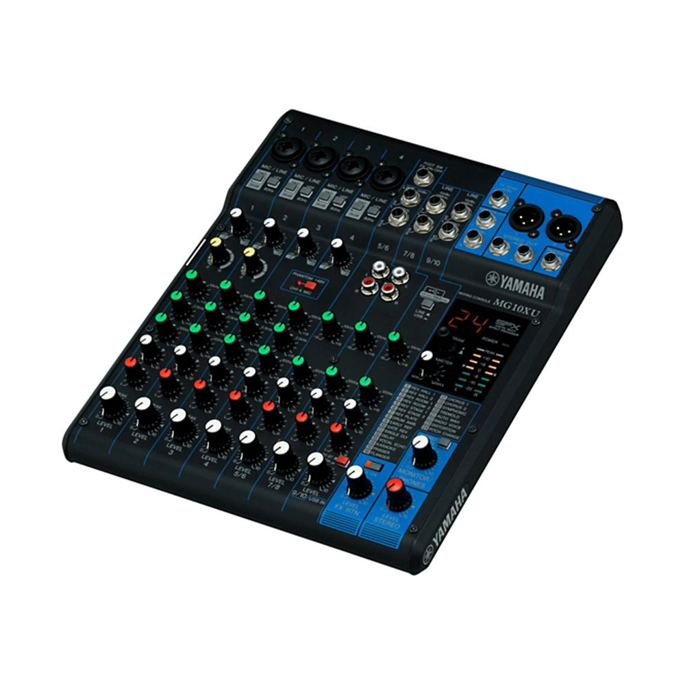 Yamaha 10-Channel MG10XU Analog Mixer W/ Effect & USB Interface