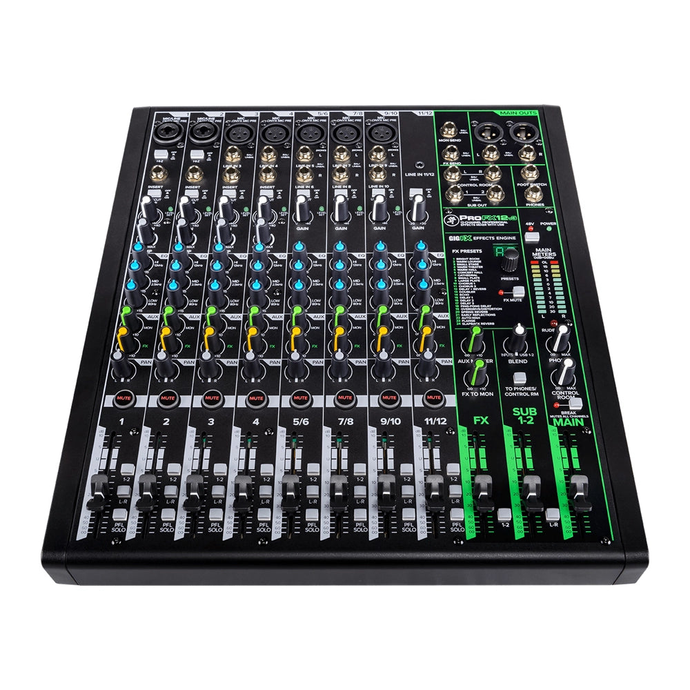 Mackie PROFX12V3 12-Channel Professional Effects Mixer with USB