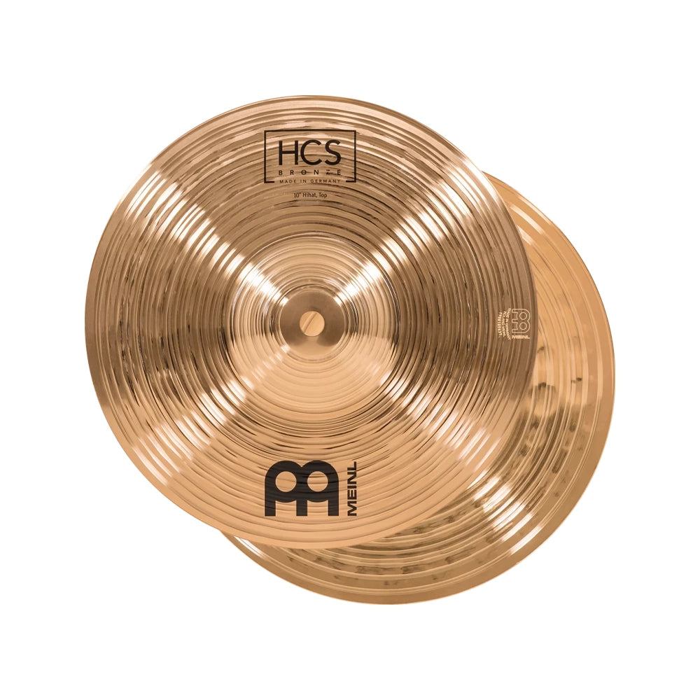 Meinl HCS Bronze 10" Hi-Hat Cymbals