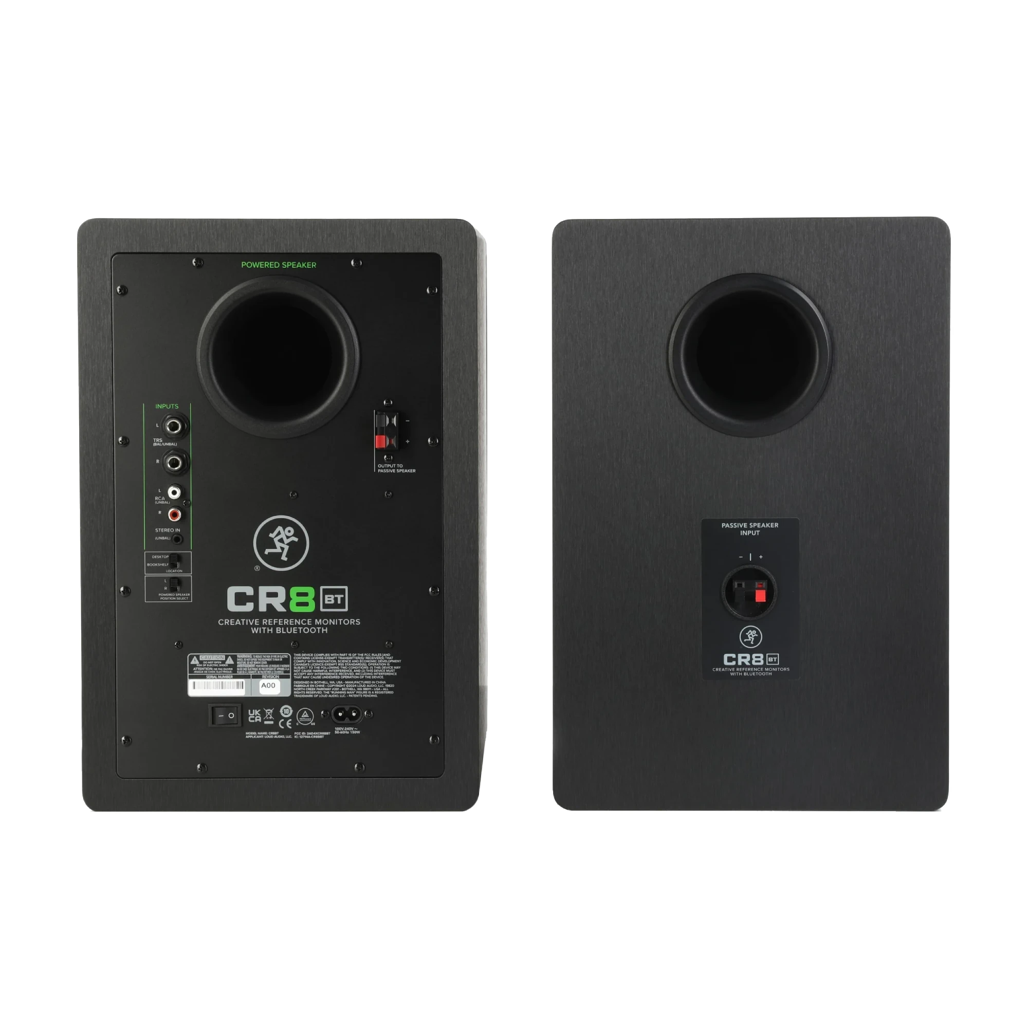 Mackie CR8BT 8-inch Powered Bluetooth Studio Monitors
