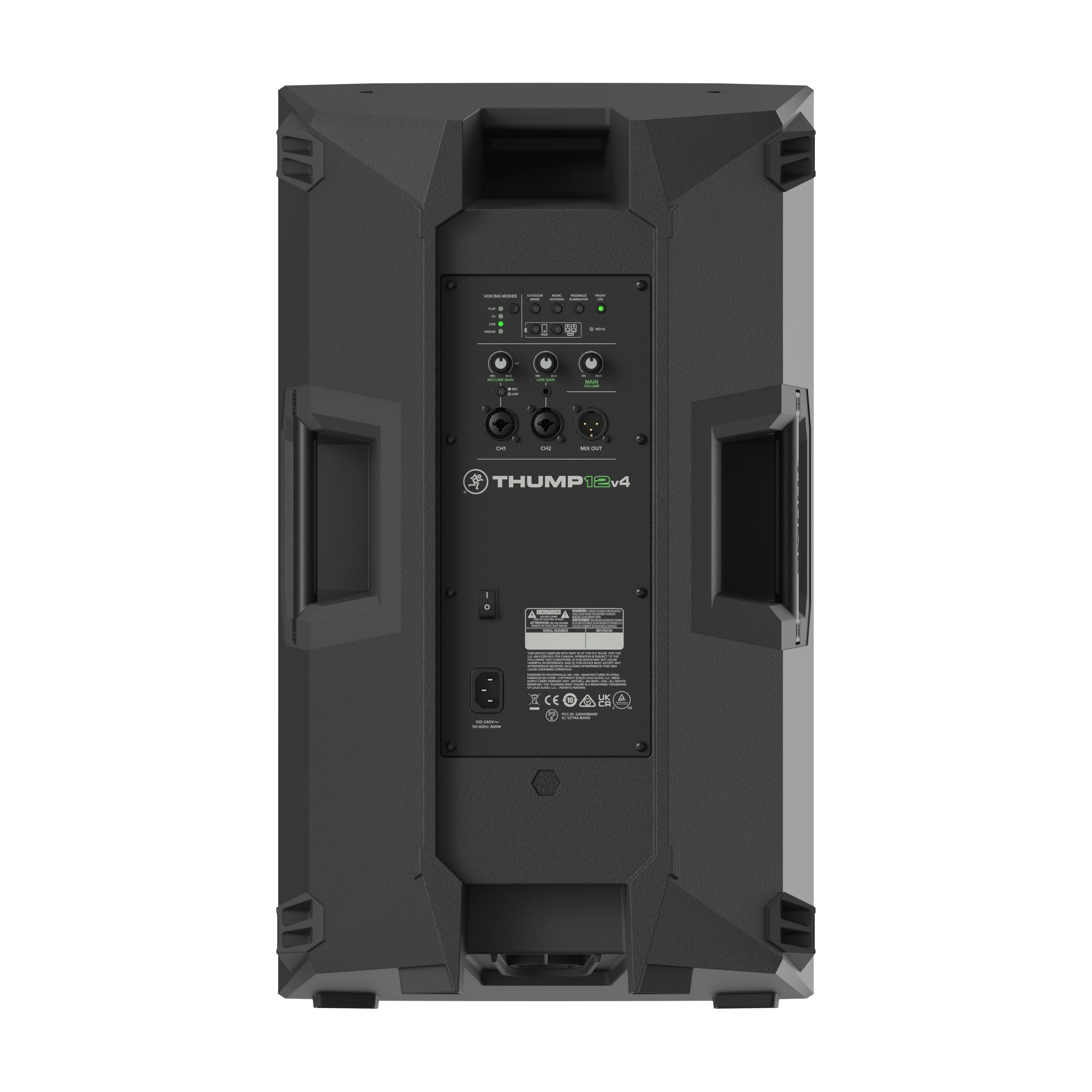 Mackie Thump12v4 12" Altavoz Auto amplificado Profesional