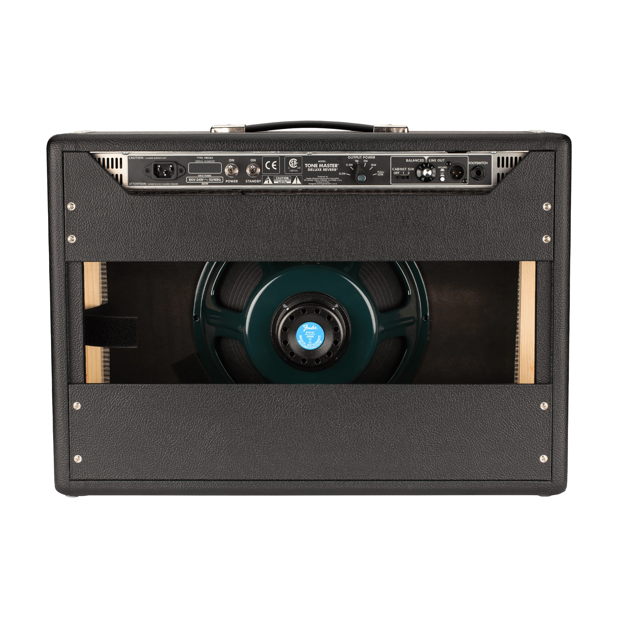 Fender Tone Master Deluxe Reverb 1x12" Combo de 100W - Negro