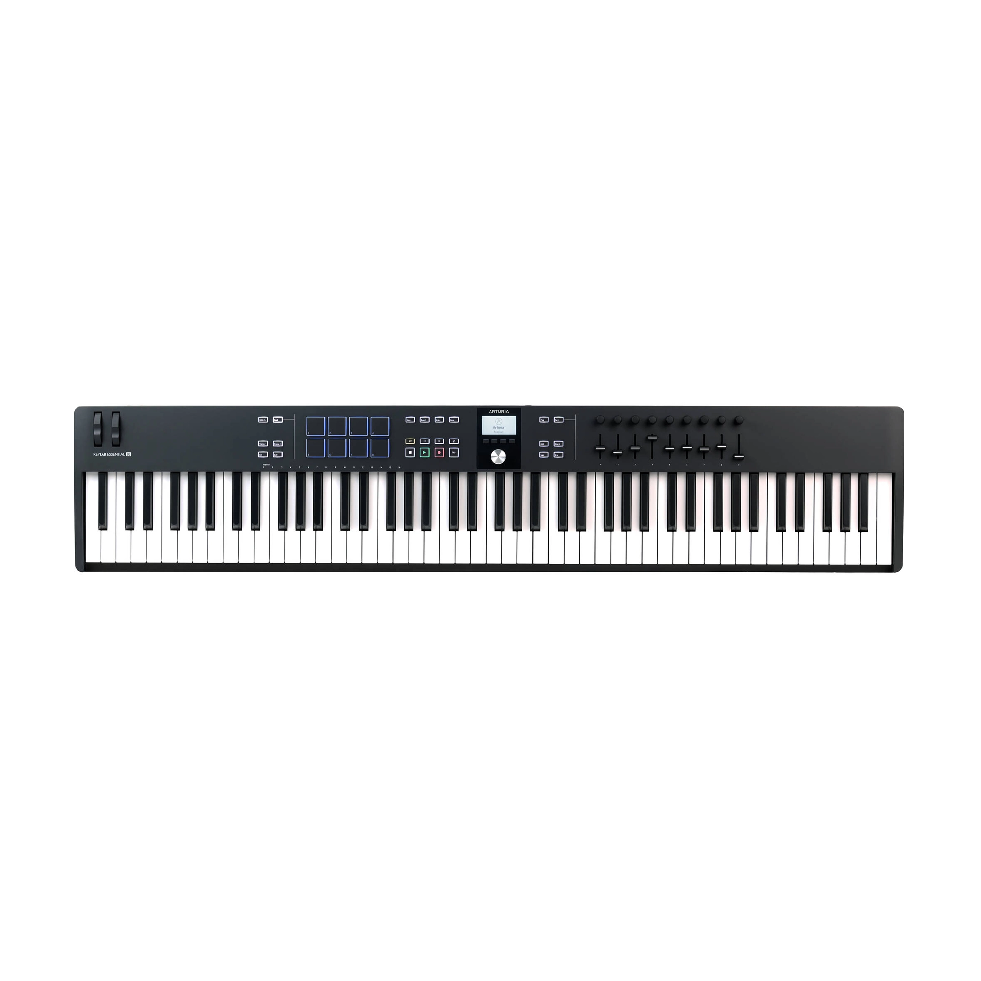 Controlador Midi Arturia Keylab Essential Mk3 de 88 teclas - Negro