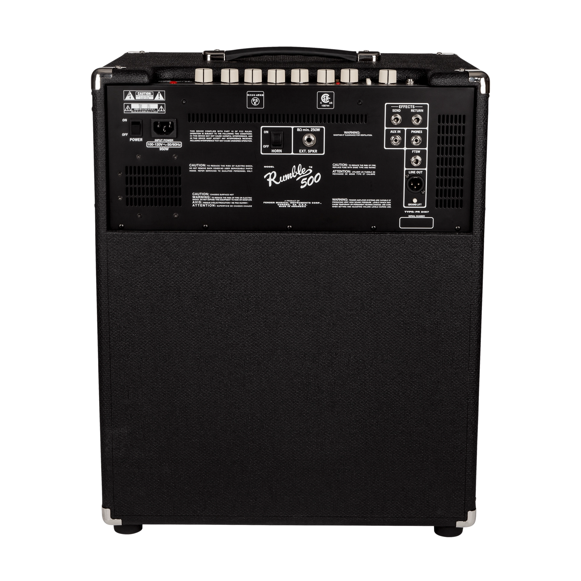 Fender RUMBLE 2x10 500W Bass Combo Amplifier