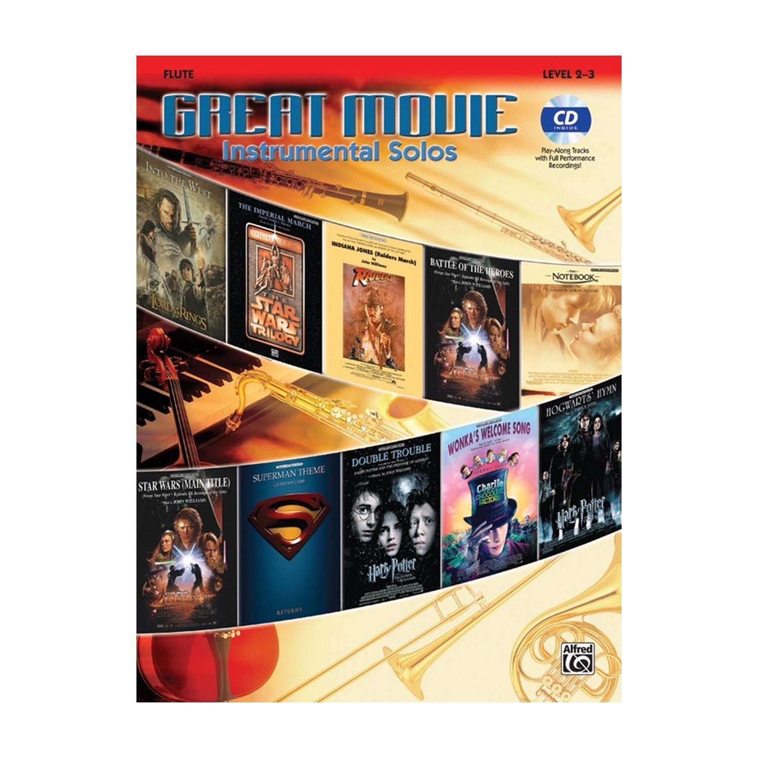 MOVIE INSTRUMENTAL SOLOS FLUTE ( CD) - Planète Partitions
