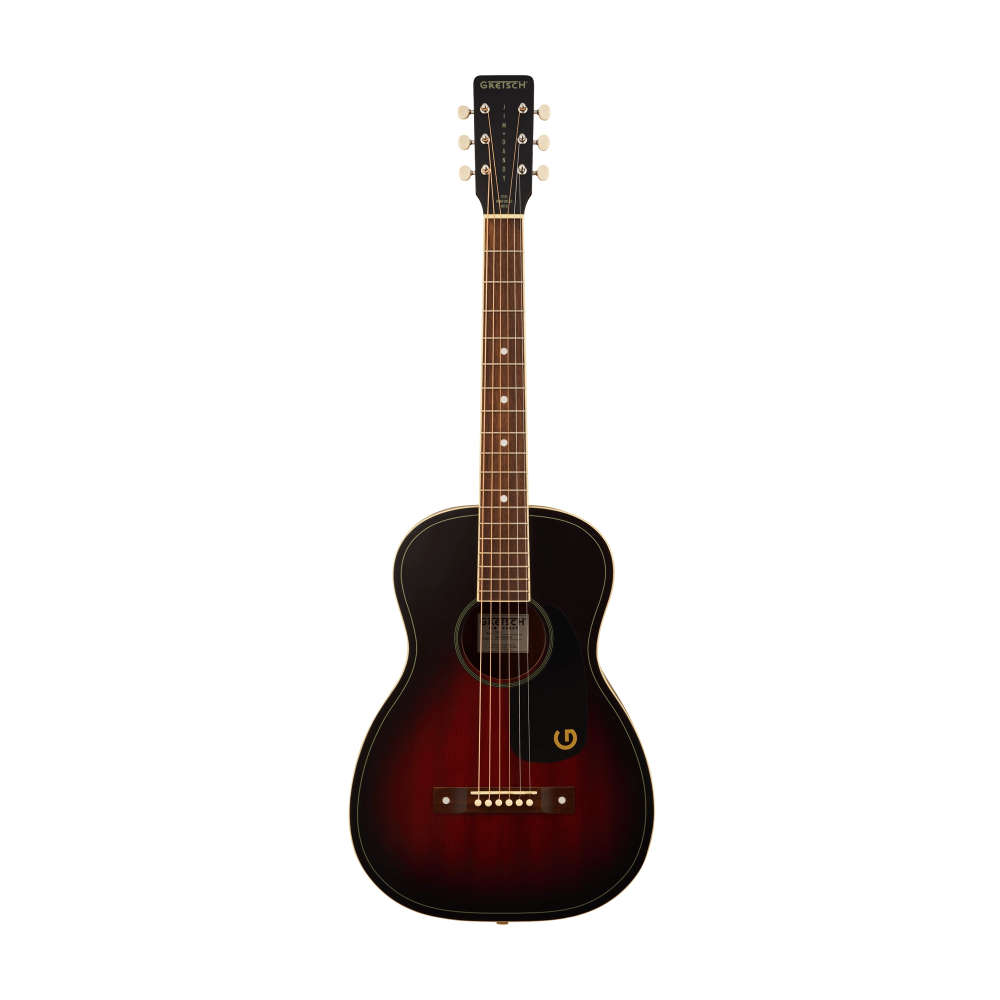 Gretsch Jim Dandy Parlor Acoustic Guitar - Deep Cherry Burst