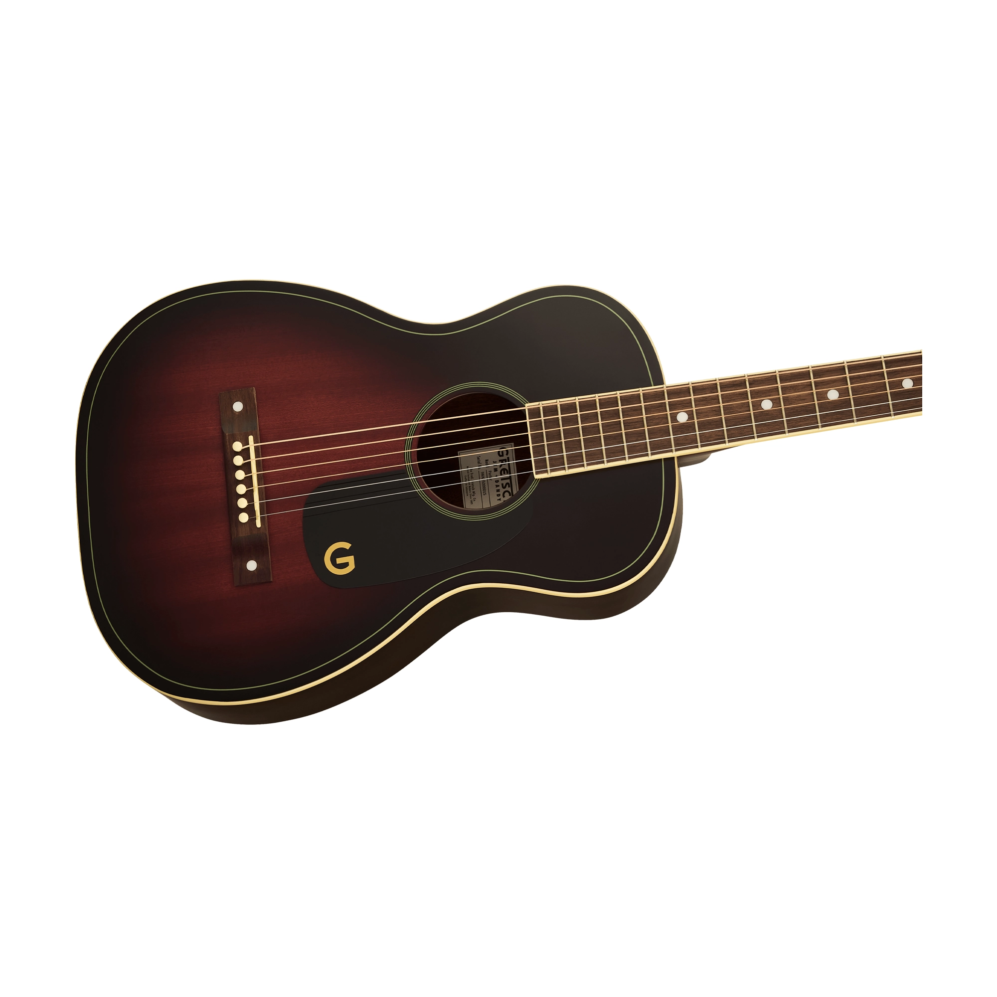 Gretsch Jim Dandy Parlor Acoustic Guitar - Deep Cherry Burst