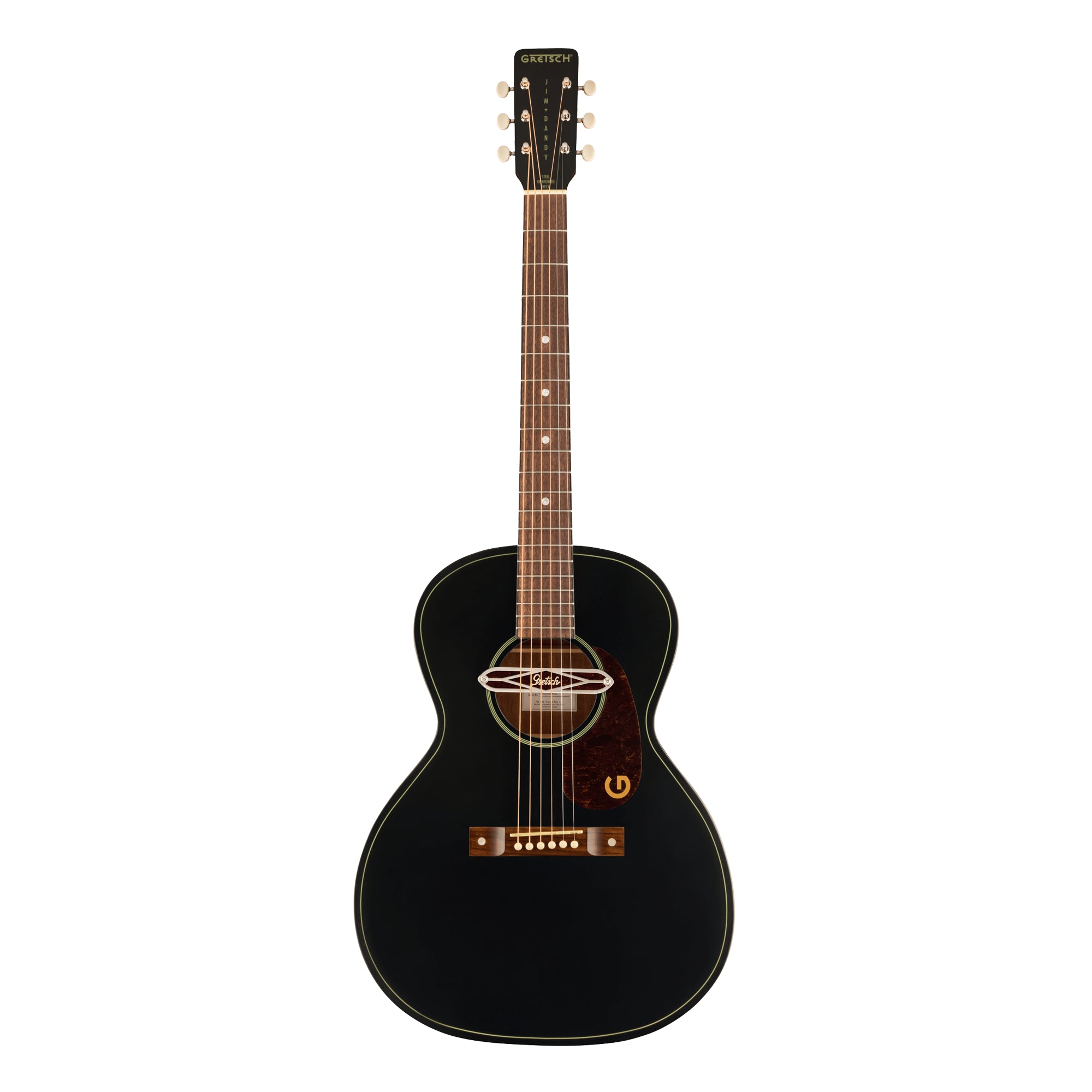 Gretsch Jim Dandy Deltoluxe Concert Acoustic-Electric Guitar - Black