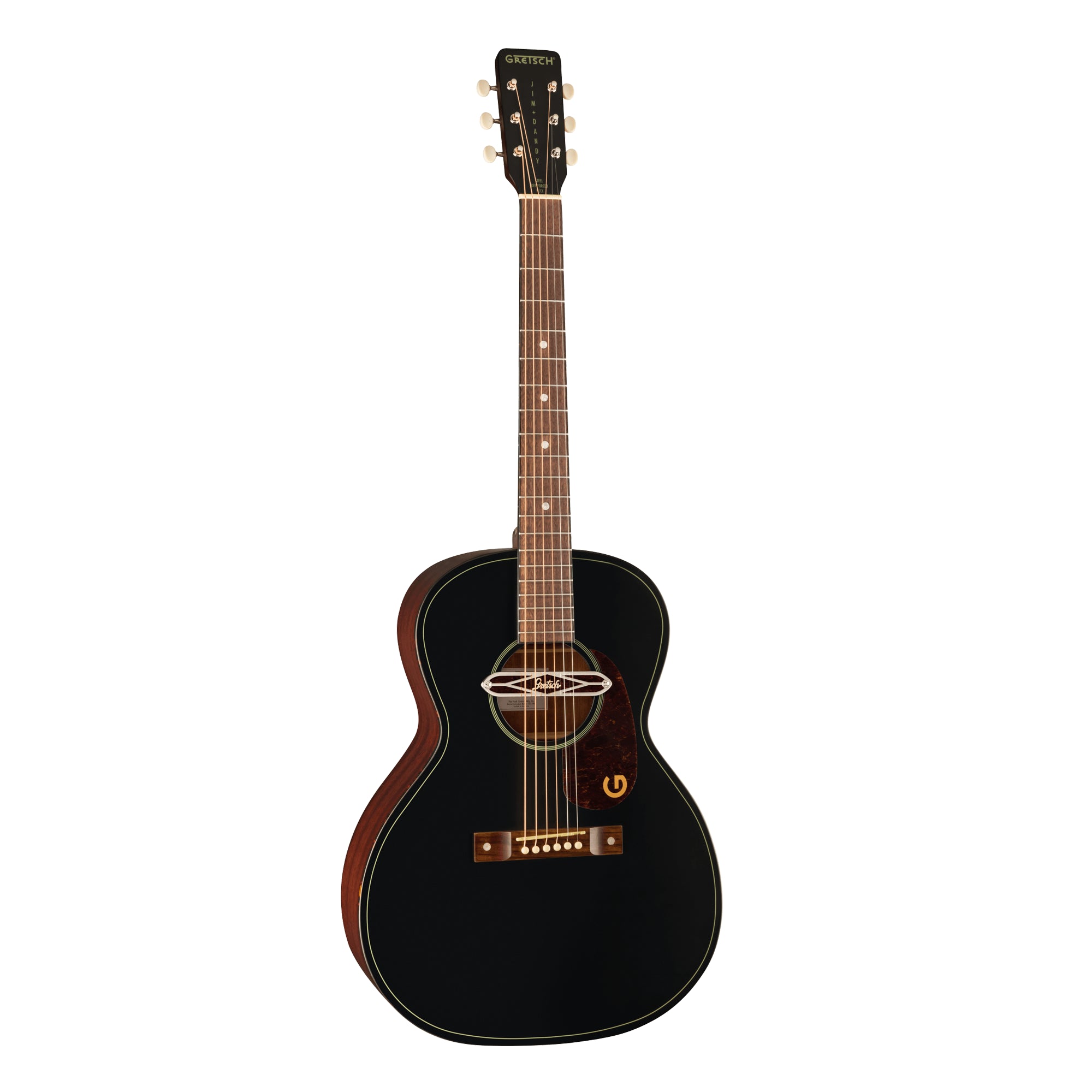 Gretsch Jim Dandy Deltoluxe Concert Acoustic-Electric Guitar - Black