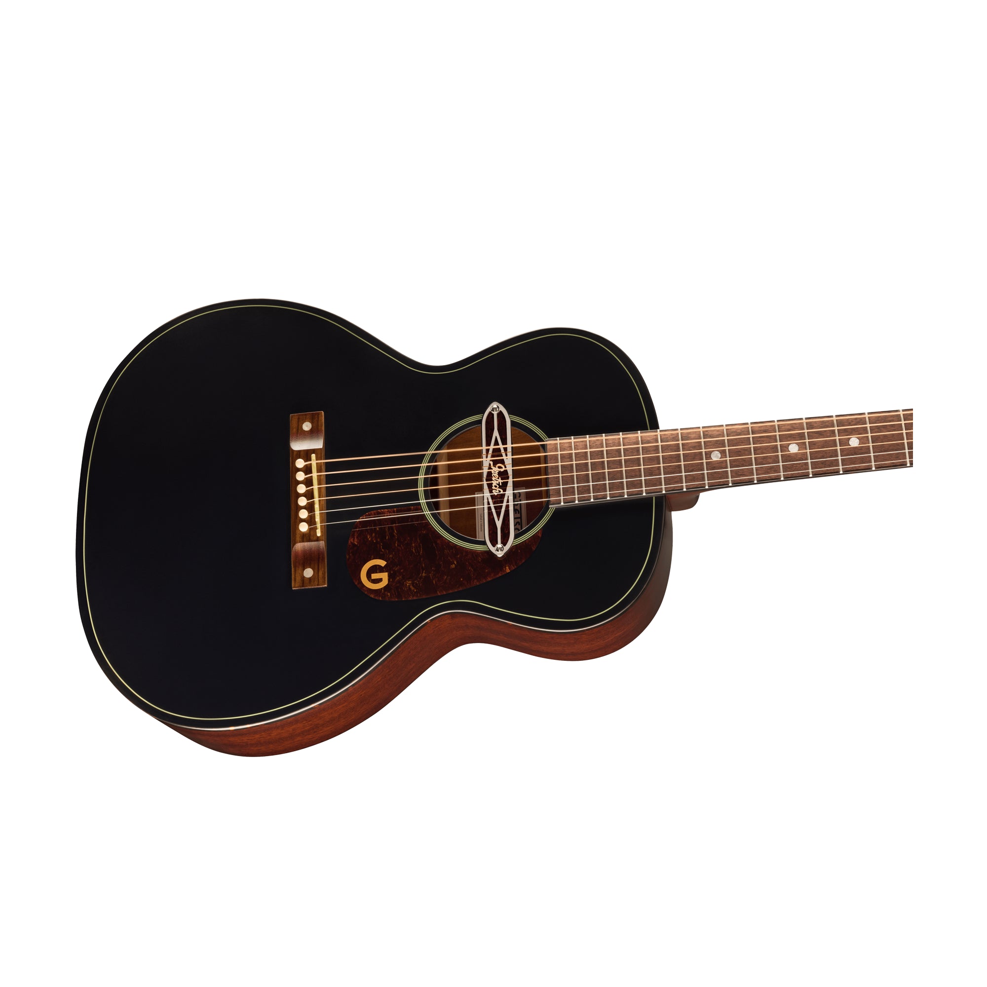 Gretsch Jim Dandy Deltoluxe Concert Acoustic-Electric Guitar - Black