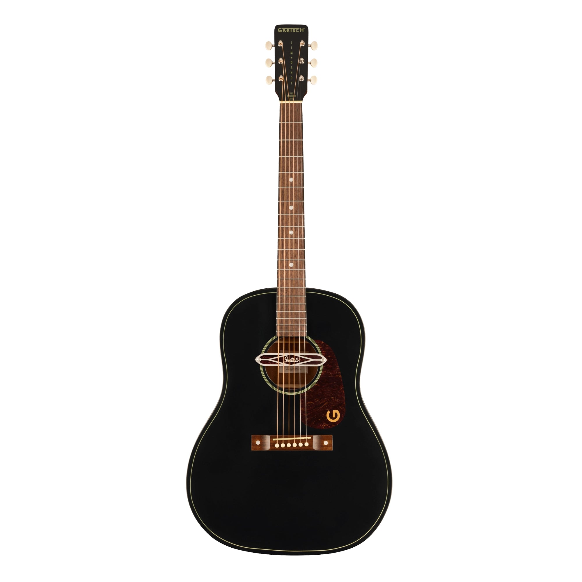 Gretsch Jim Dandy Deltoluxe Dreadnought Acoustic-Electric Guitar - Black