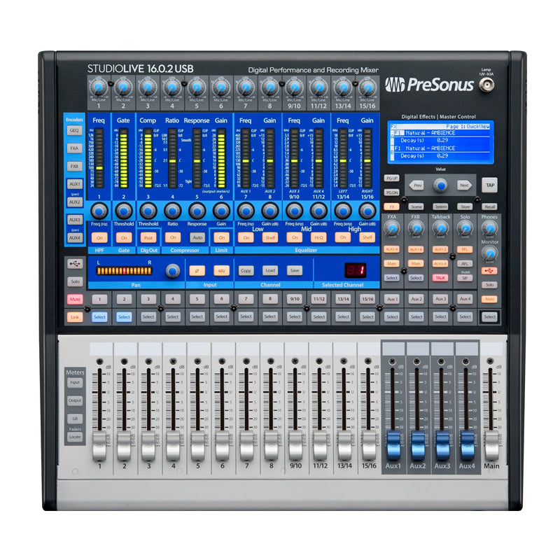 PreSonus StudioLive 16.0.2 USB 16-Channel Digital Mixer
