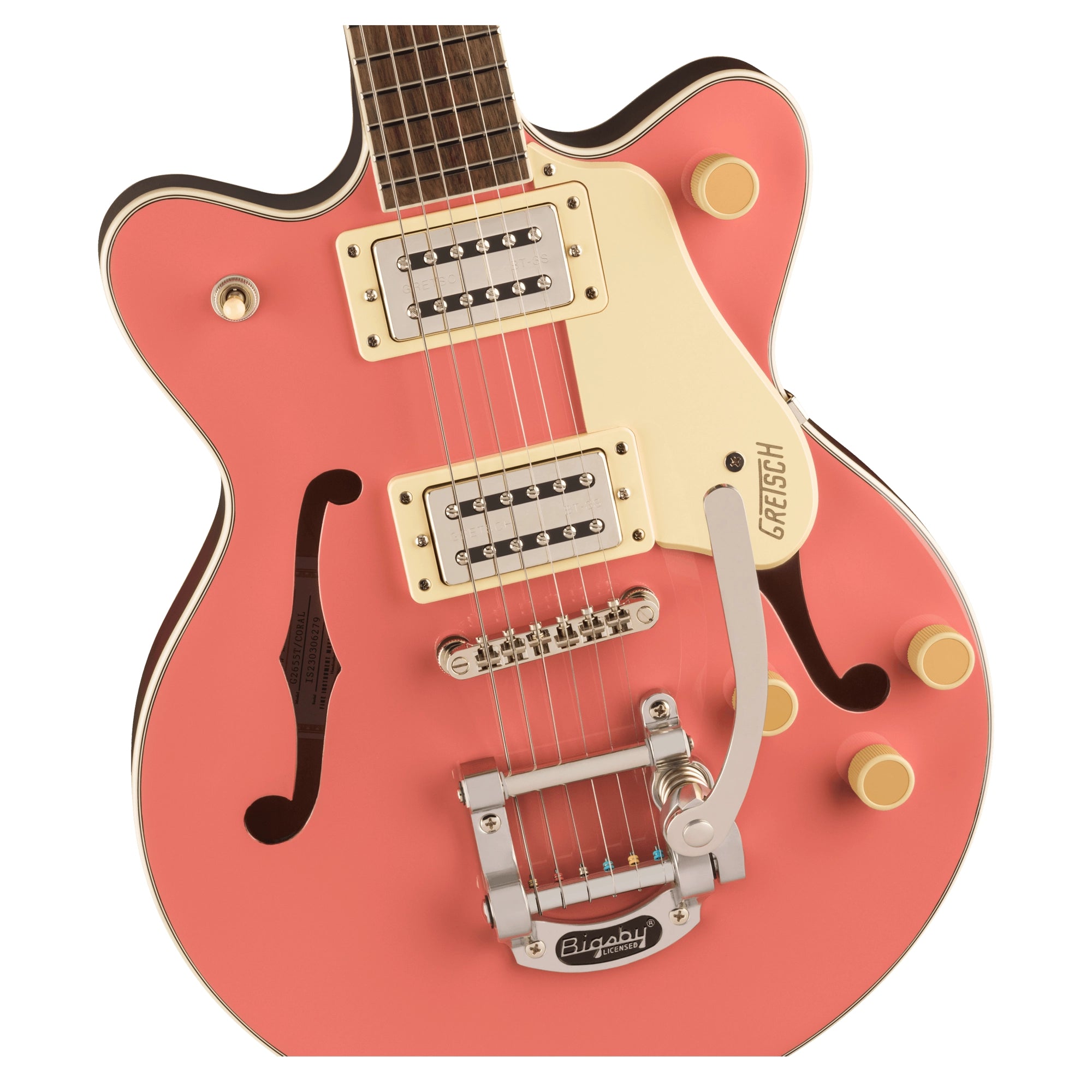 Gretsch G2655T Streamliner Center Block Jr. Semi-Hollowbody Electric Guitar  - Coral