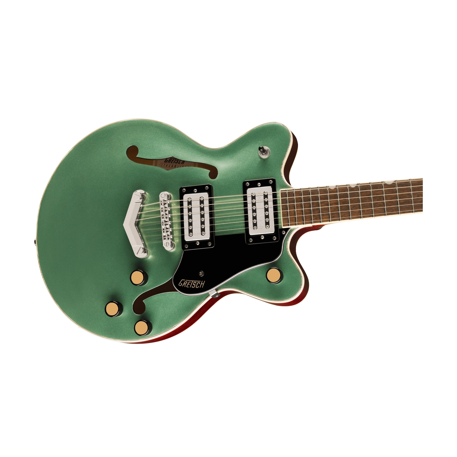Gretsch G2655 Streamliner Center Block Jr. Double-Cut Electric Guitar - Steel Olive