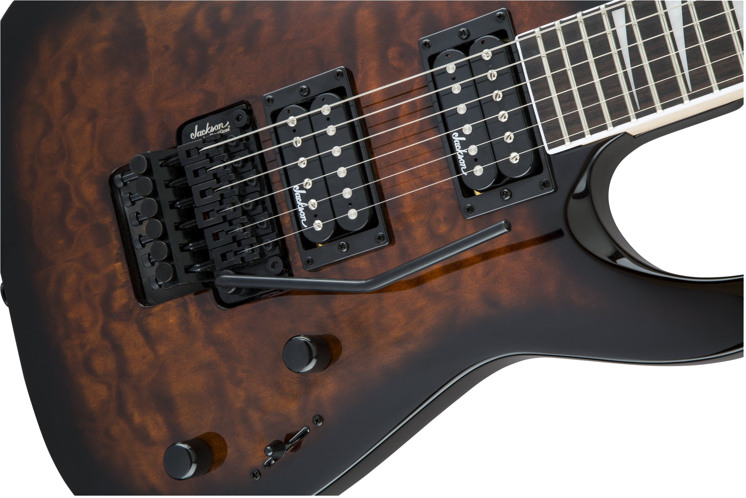 Jackson Dinky Arch Top Js32q Dka Electric Guitar - Dark Sunburst