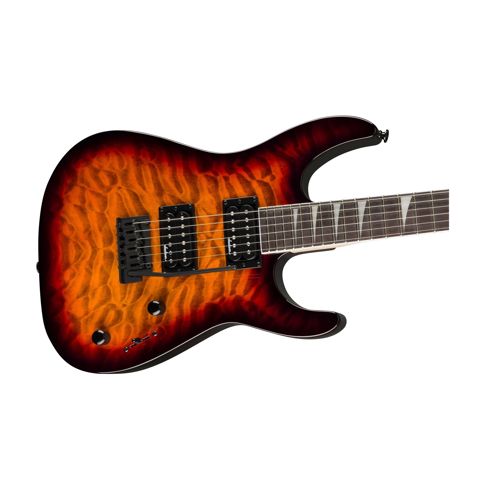 Jackson Dinky JS20 DKQ Electric Guitar - Tobacco Burst
