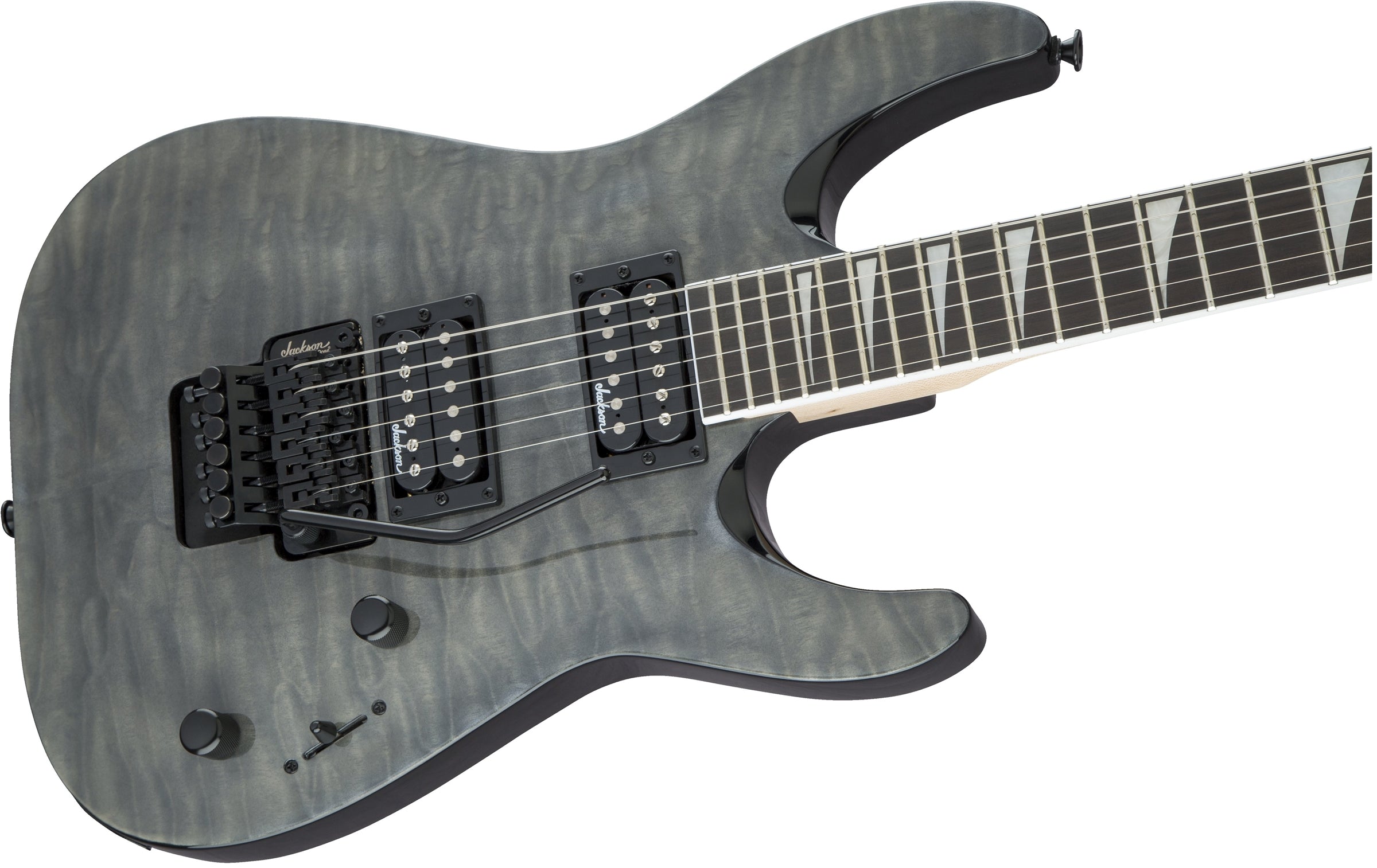Jackson Dinky Arch Top JS32Q Dka Electric Guitar - Transparent Black