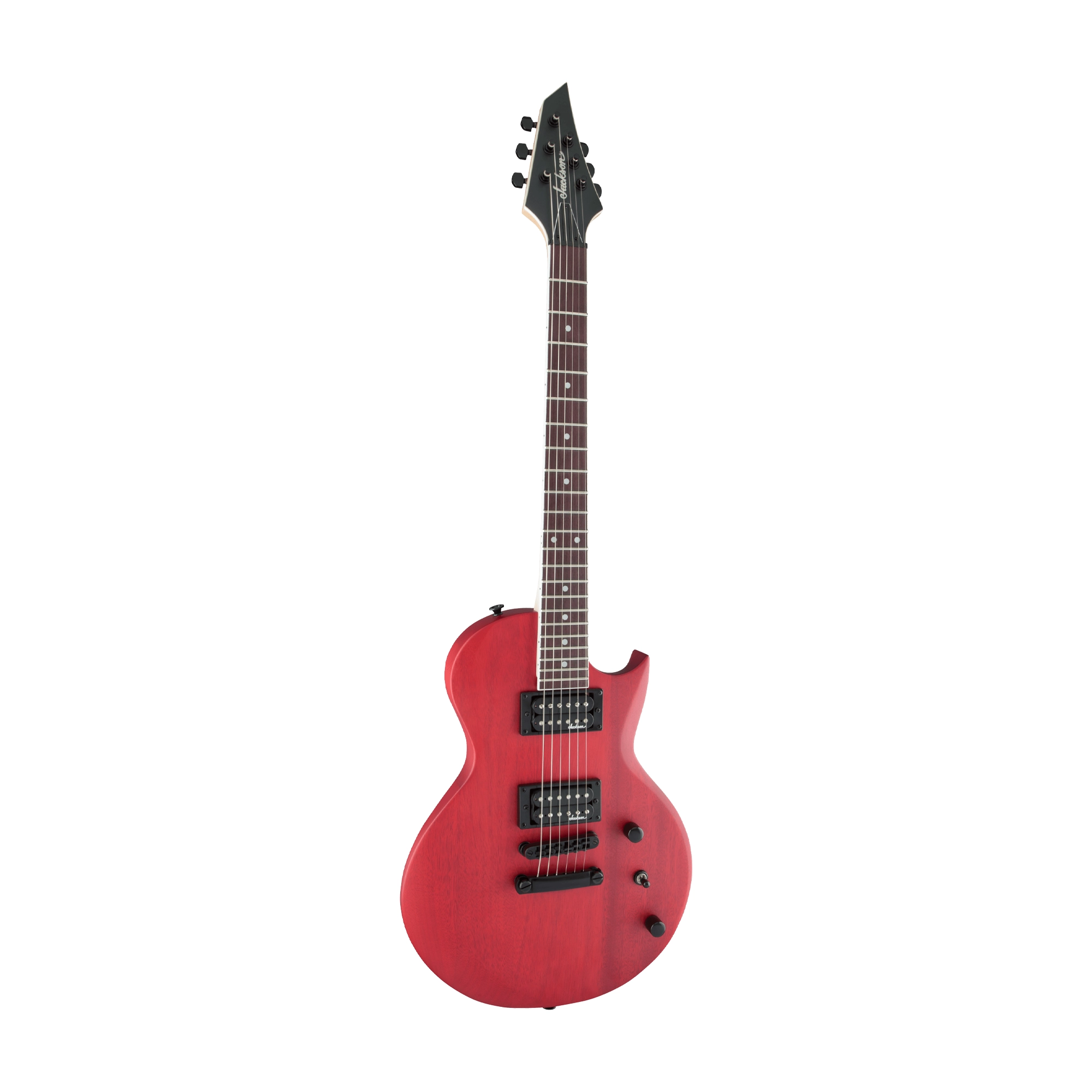 Jackson JS Series Monarkh SC JS22 Electric Guitar - Red Stain front side angle view