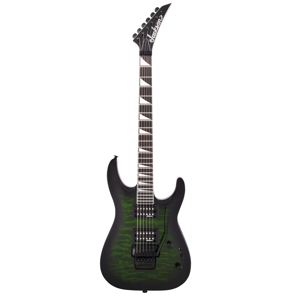 Jackson JS32Q DKA Js Series Dinky Electric Guitar - Transparent Green Burst