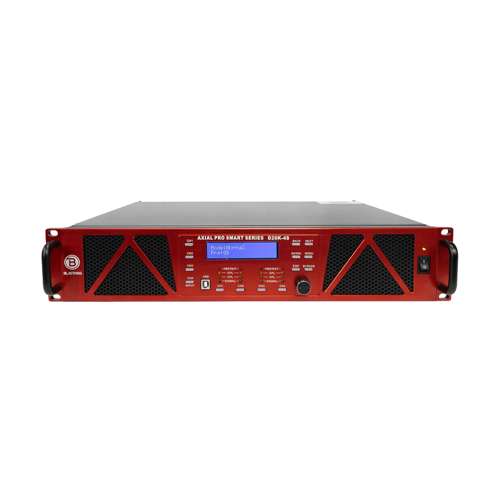Blastking D20K-4S 20,000 Watt 4 DSP Channel Class-D Smart Power Amplifier