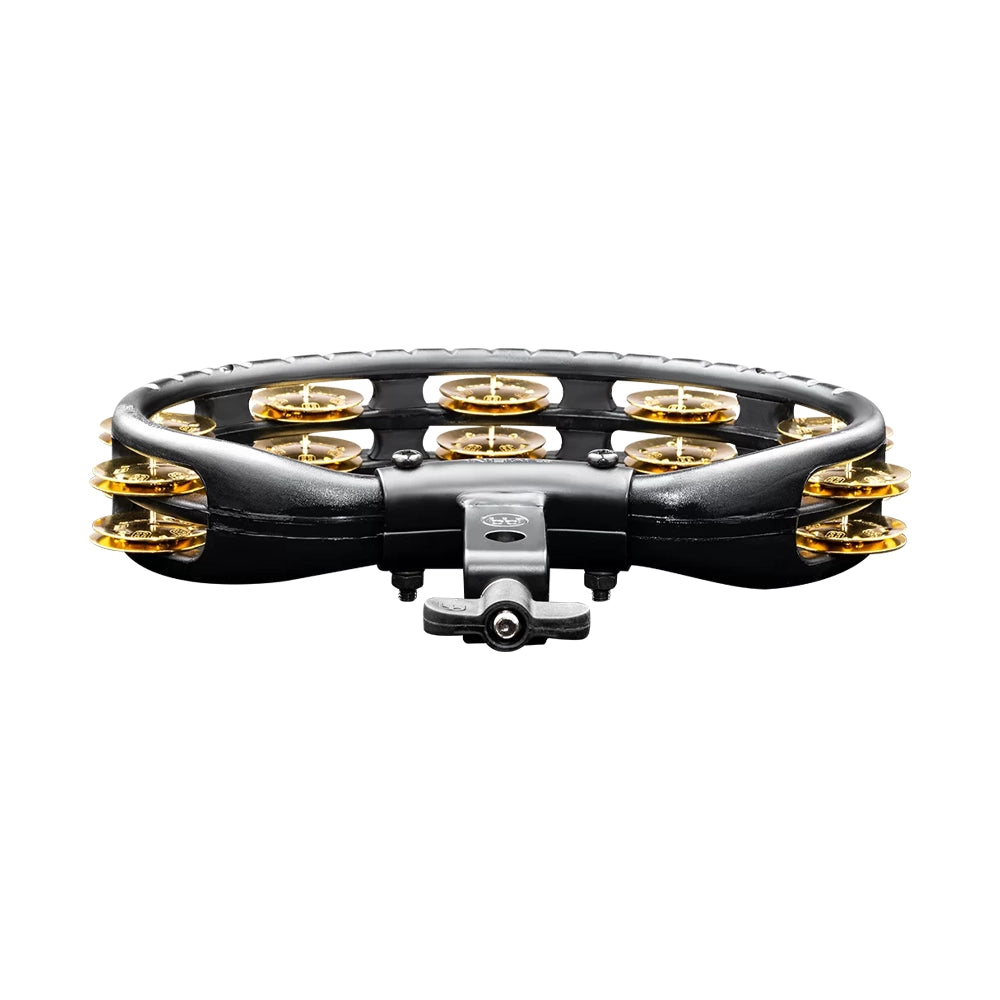 Meinl Setup Tambourine with Brass Jingles Black