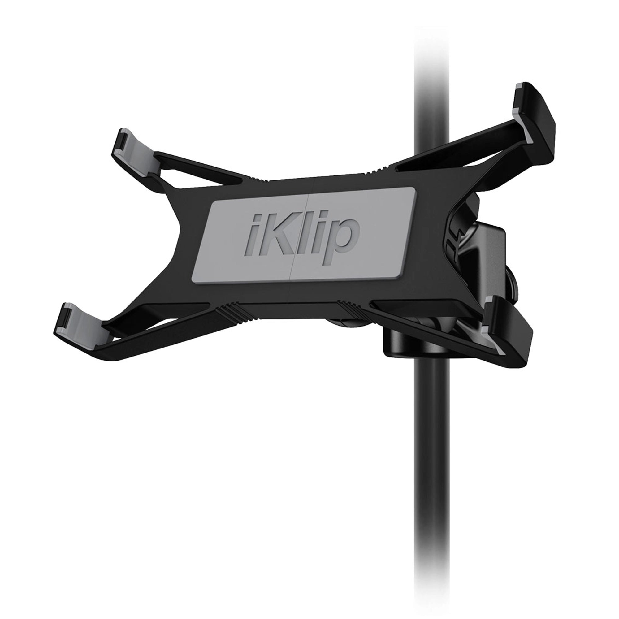 Front view of IK Multimedia iKlip Xpand Holding Bracket - IP-IKLIP-XPAND-IN