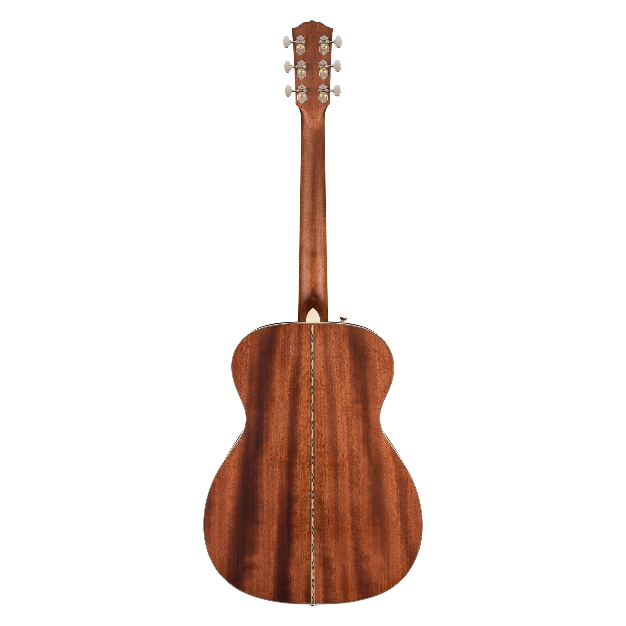 Fender Paramount PO-220E All Mahogany Orchestra Acoustic-Electric Guitar - Aged Cognac Burst