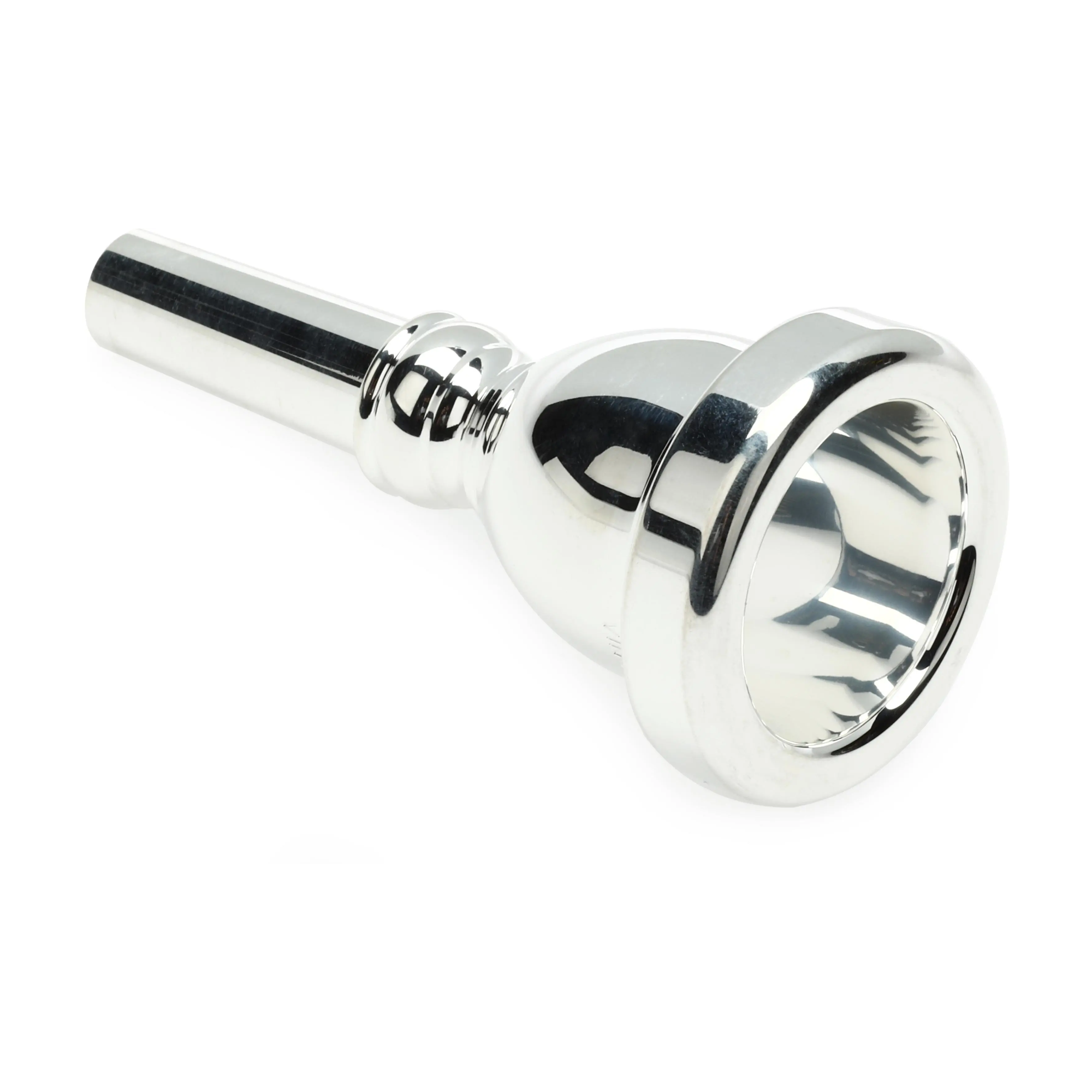 Full view of Bach 335 Classic Series Silver-plated Tuba Mouthpiece - 7