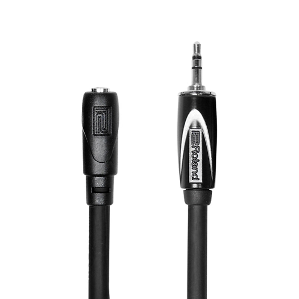 Roland 3.5mm TRS Male to Female Headphone Extension Cable 25 ft