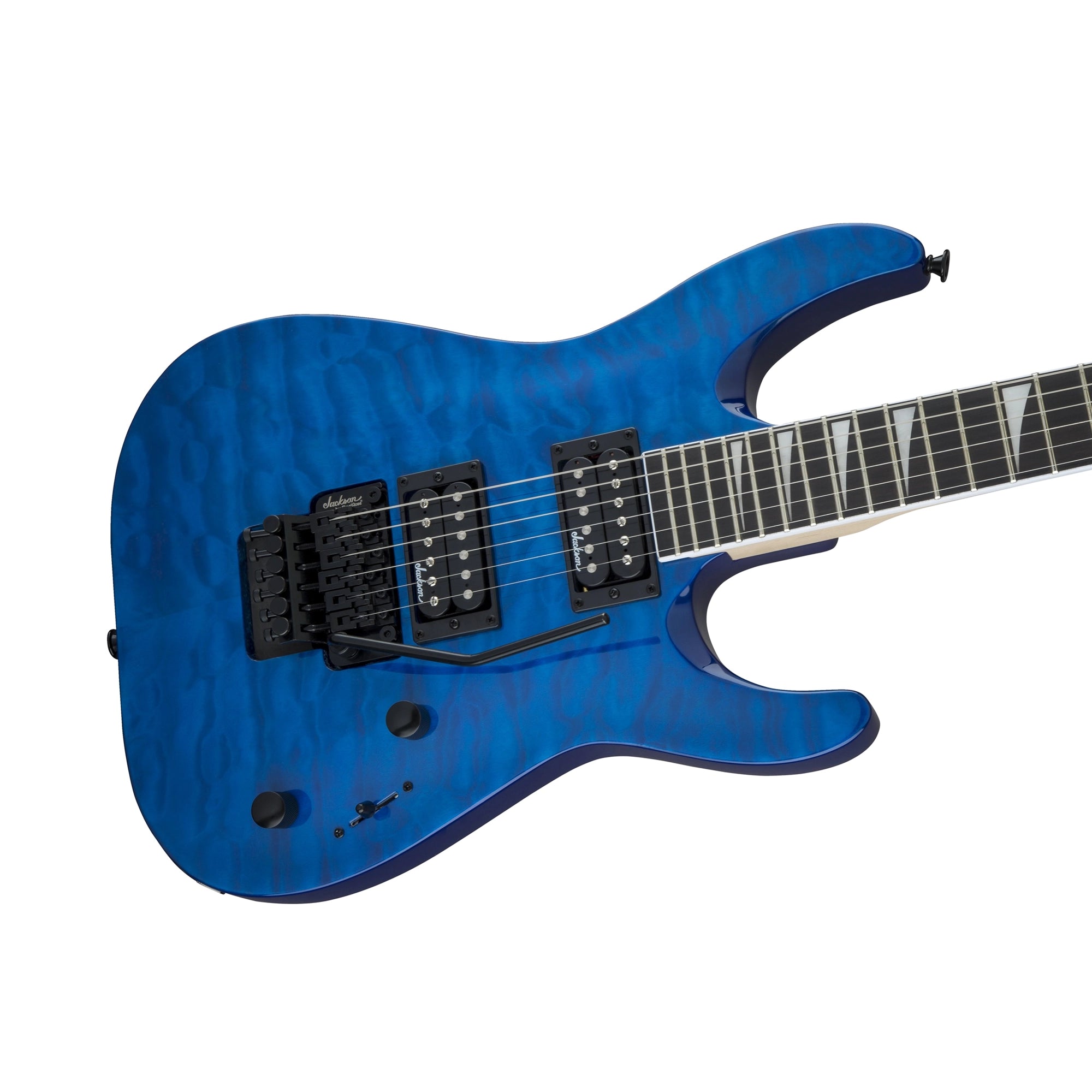 Jackson Dinky Arch Top JS32Q Dka Electric Guitar - Transparent Blue