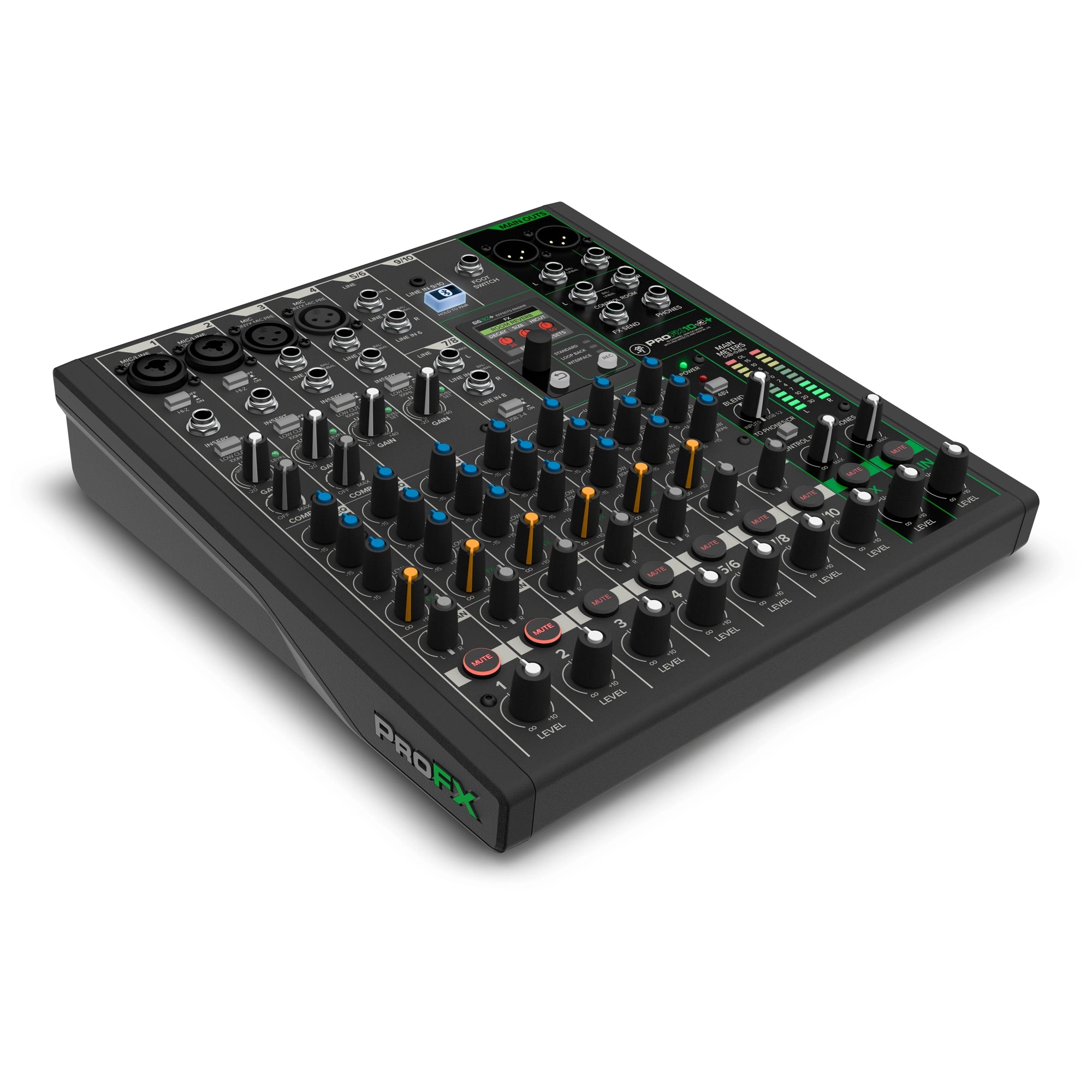 Mackie Profx10v3+ 10-Channel Mixer and USB-C Audio Interface