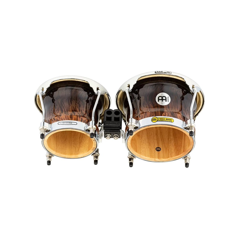 Profesional Series Bongo, 7" & 8 1/2" Brown Burl Finish