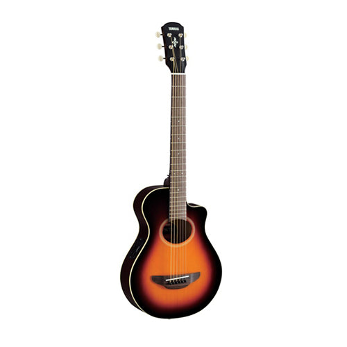 Yamaha APXT2 3/4 Thinline Acoustic-Electric Cutaway Guitar Old Violin Sunburst