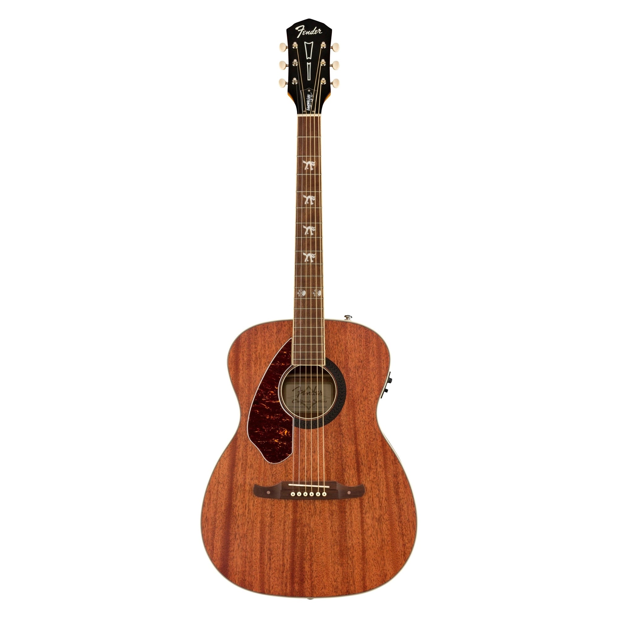 Fender Tim Armstrong Hellcat, Left-Handed Acoustic-Electric Guitar - Natural