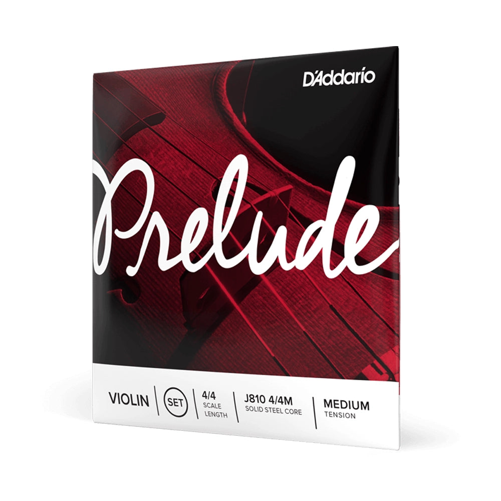 D’Addario Prelude Violin String Set, 4/4 Scale Medium Tension
