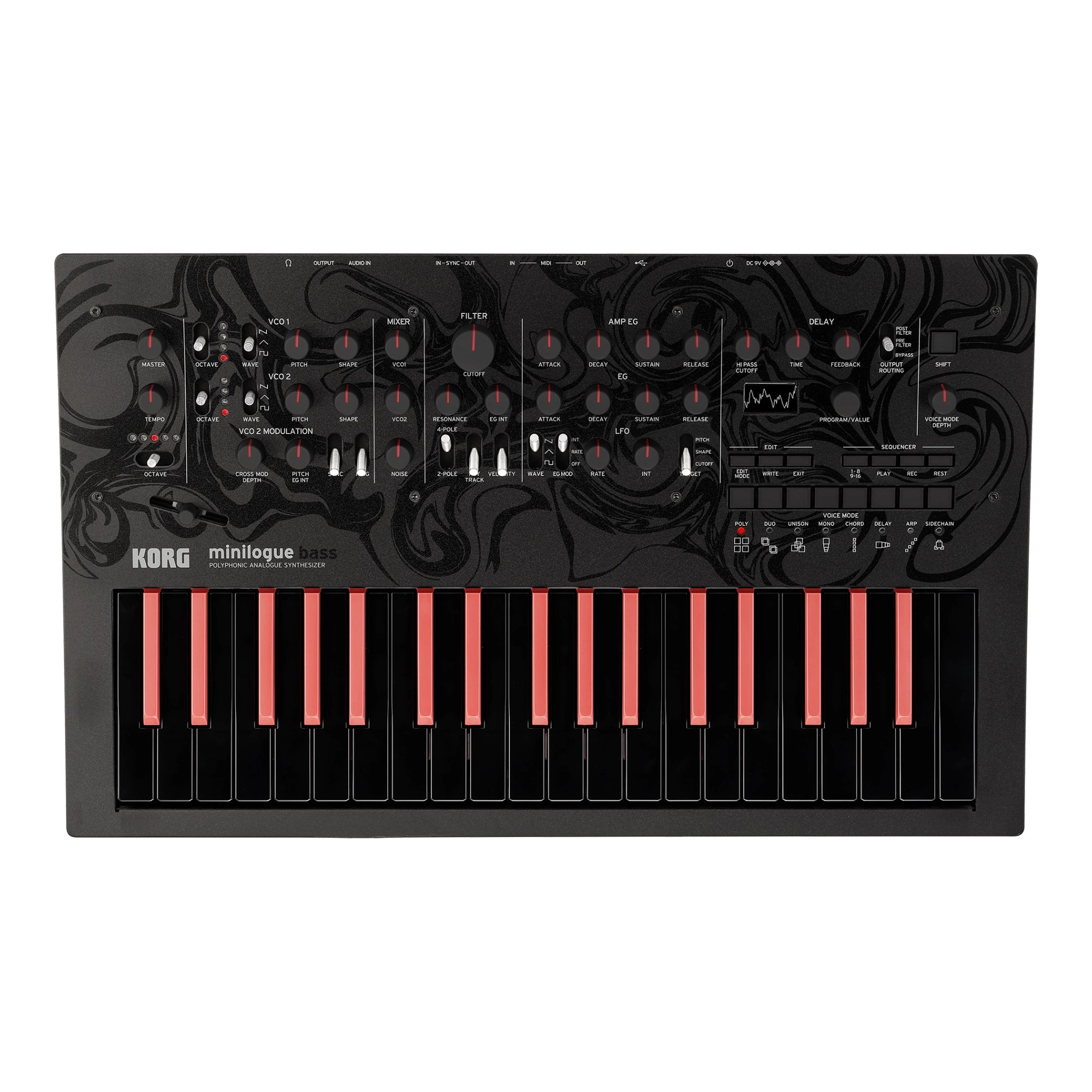 Korg miniloguebass 4-voice Polyphonic Analog Synthesizer