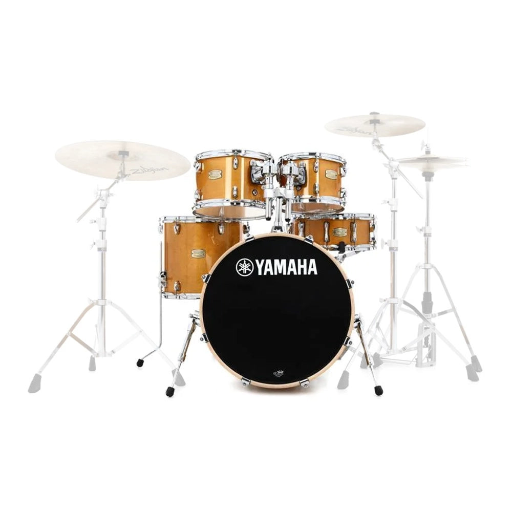 Front view of Yamaha Stage Custom 5 Piece Birch Drum Kit W/20" Bass Drum