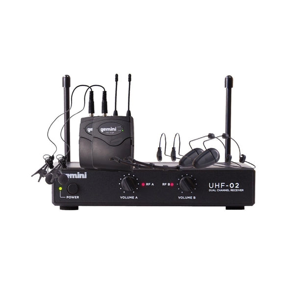 Gemini UHF-02HL: Wireless Microphone System