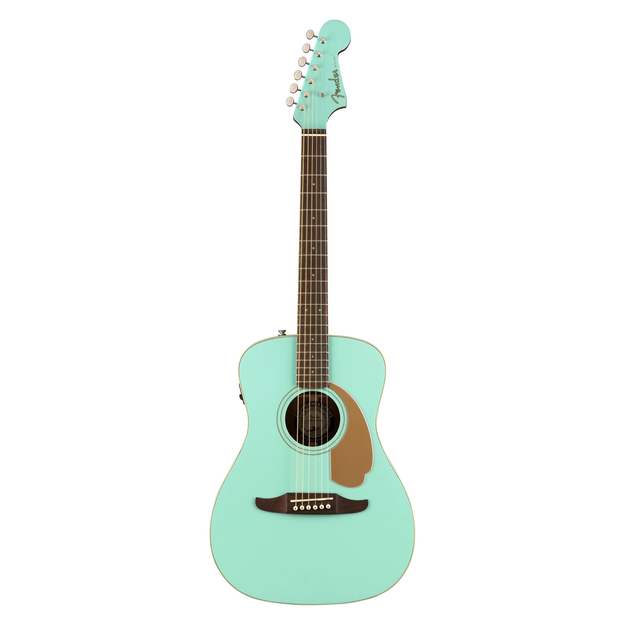 Fender Malibu Player 6-String Acoustic-Electric Guitar - Aqua Splash