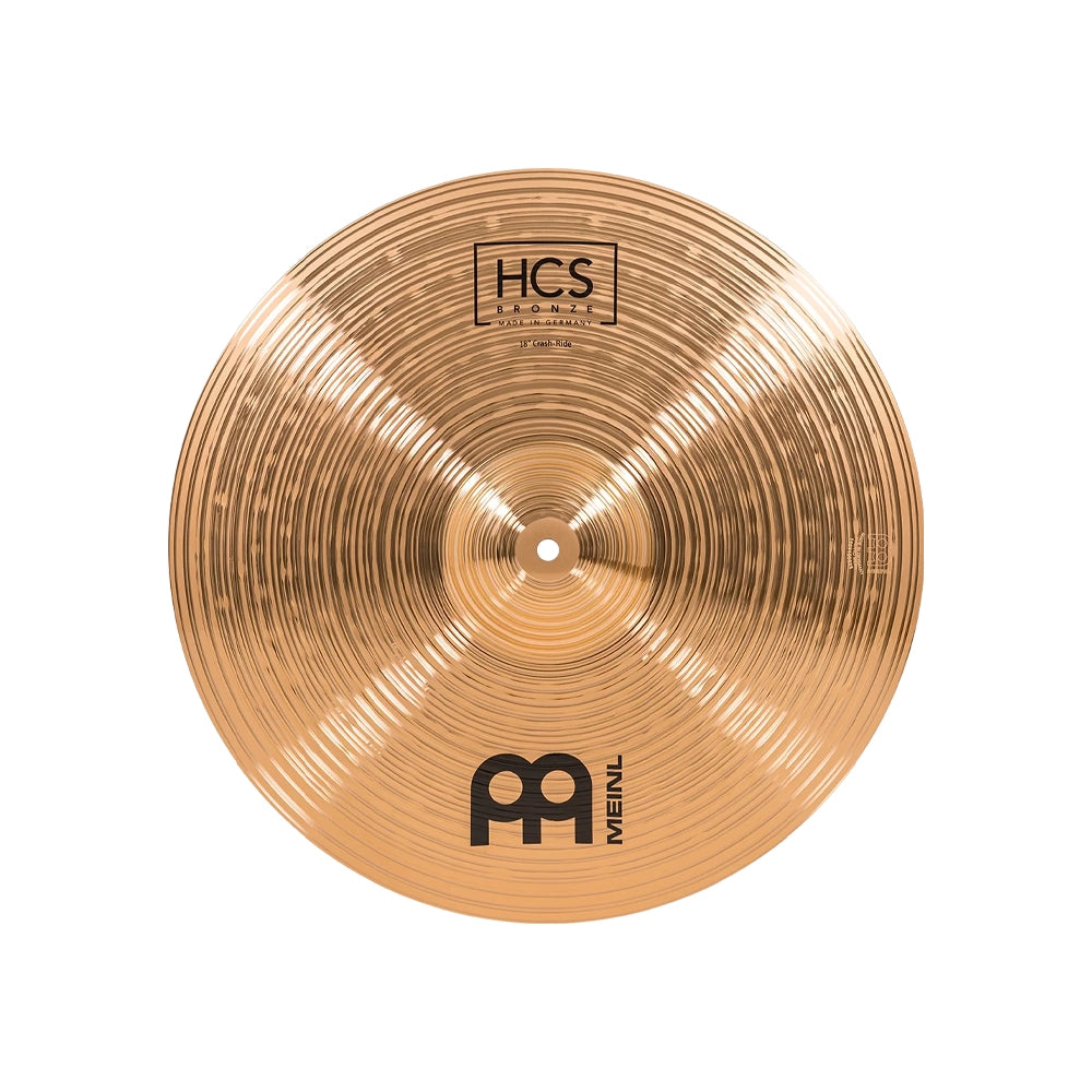 Meinl HCS Bronze Basic Cymbals Set - 14" Hi-Hats, 18" Crash Cymbal