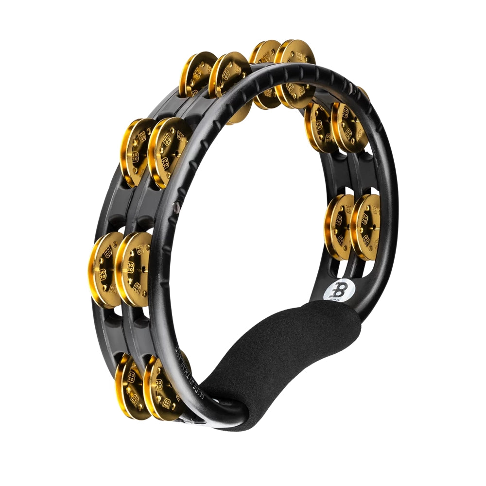 Meinl Hand Tambourine Black - Brass Jingles