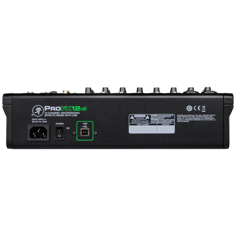Mackie PROFX12V3 12-Channel Professional Effects Mixer with USB