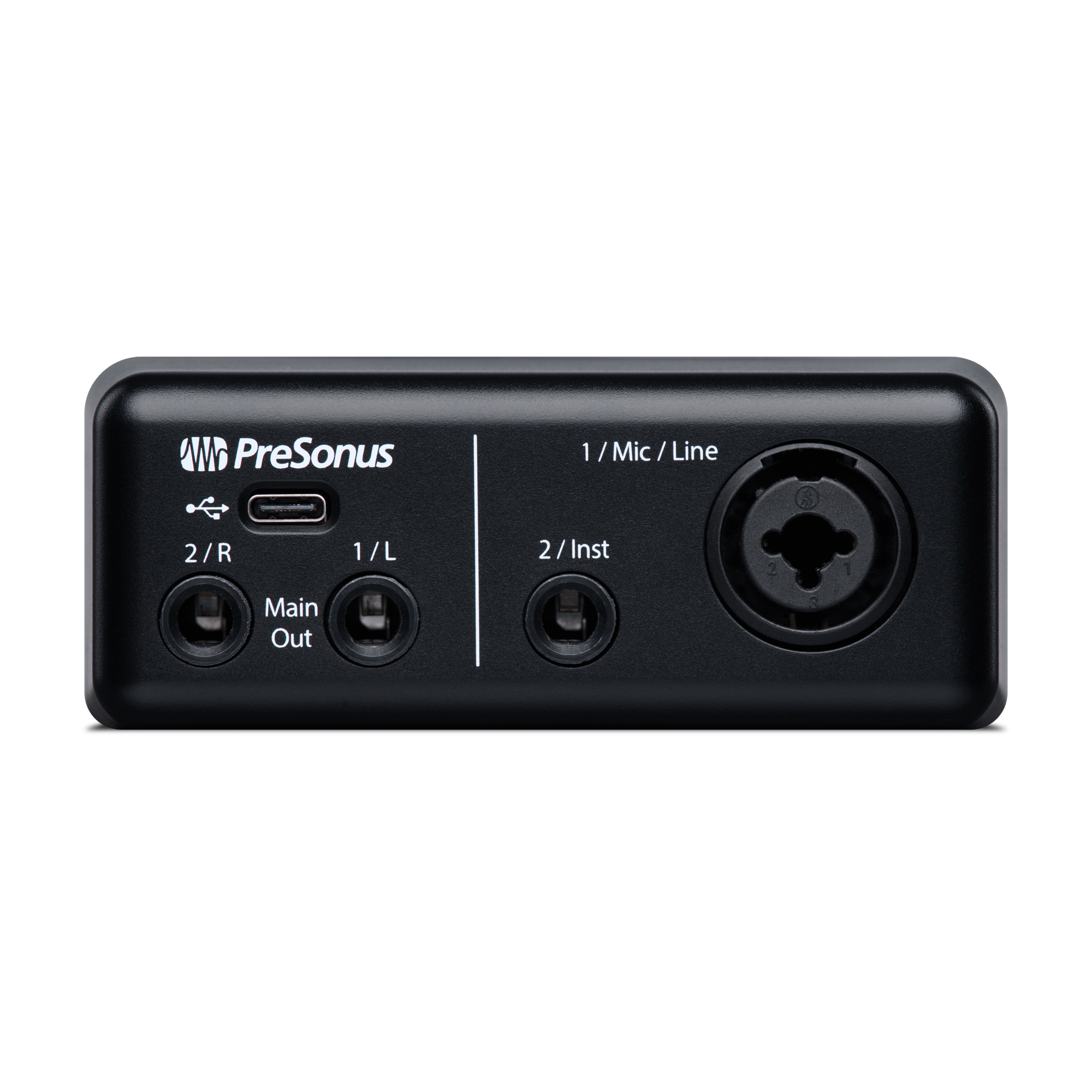 Back view of AudioBox GO USB Recording Audio Interface