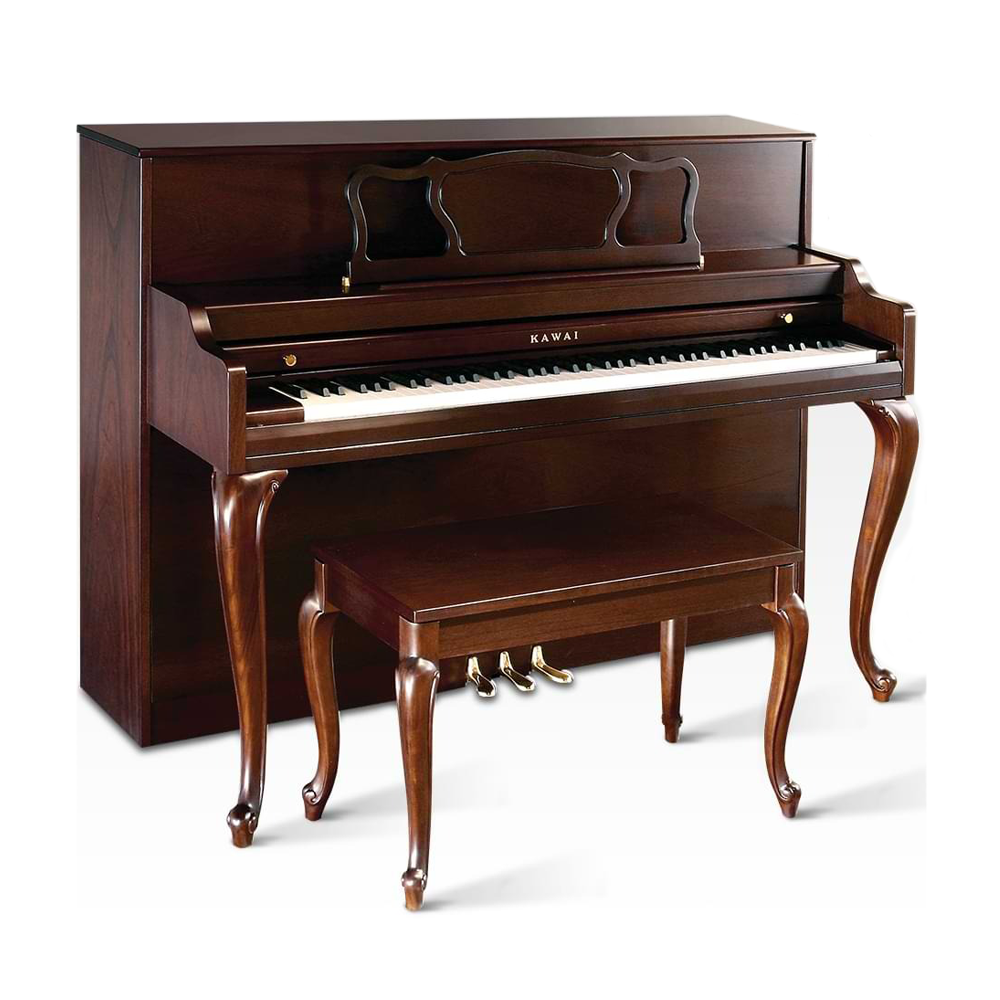 Kawai 508 Upright Acoustic Piano Mahogany Finish