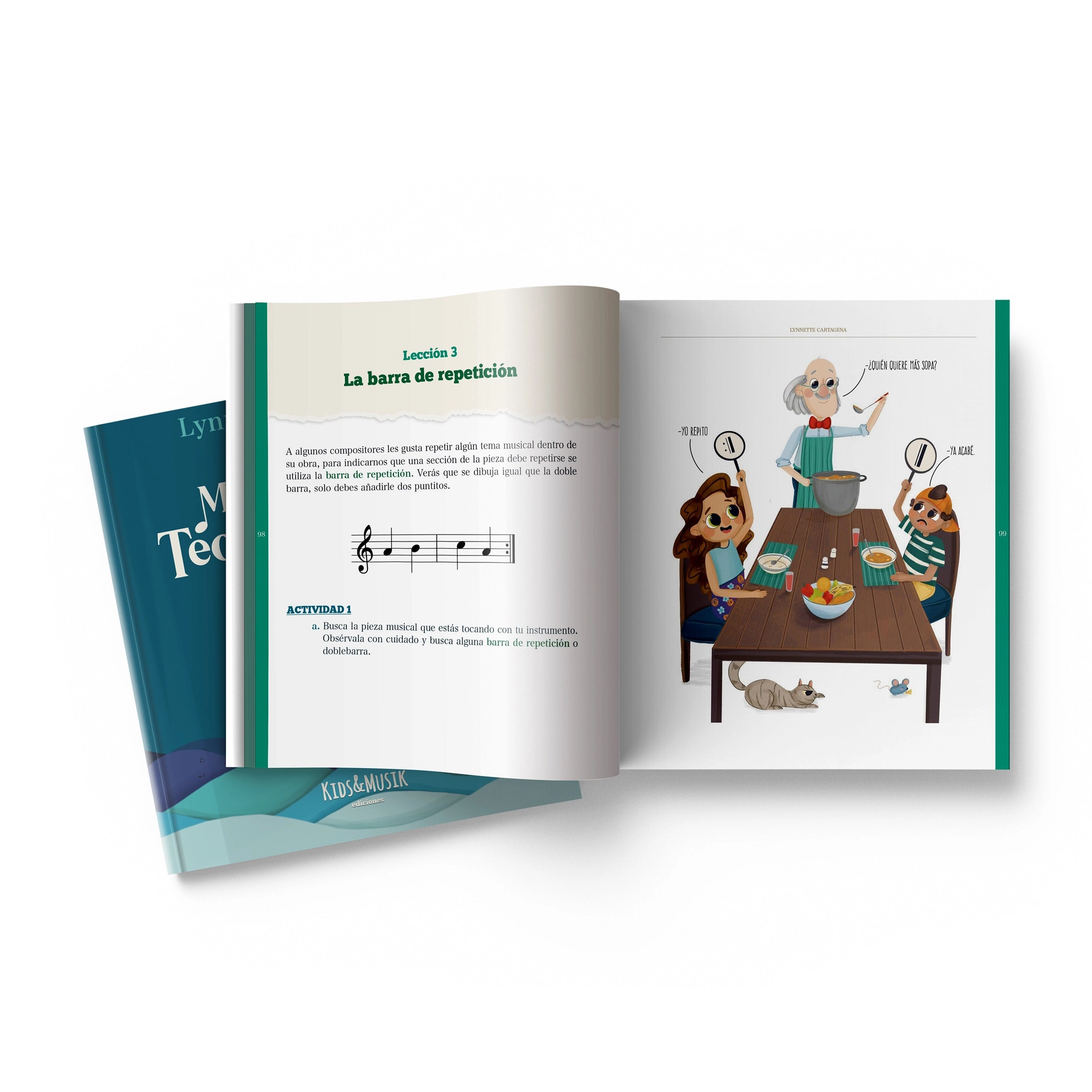 Mi Primer Libro de Teoría y Solfeo Vol.1 Lynette Cartagena - New Version