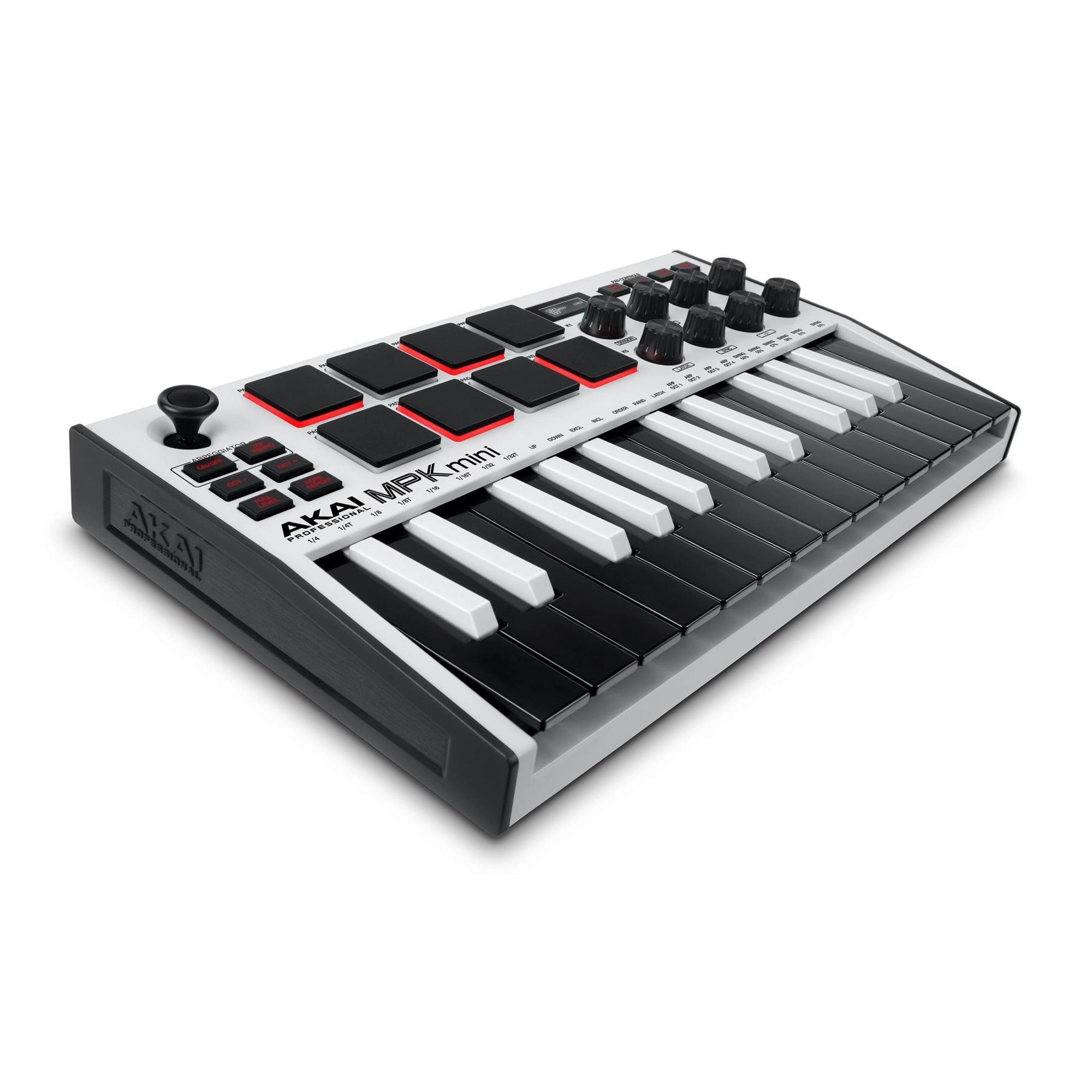 Akai MPKMINI3W Controlador MIDI Compacto USB-Blanco