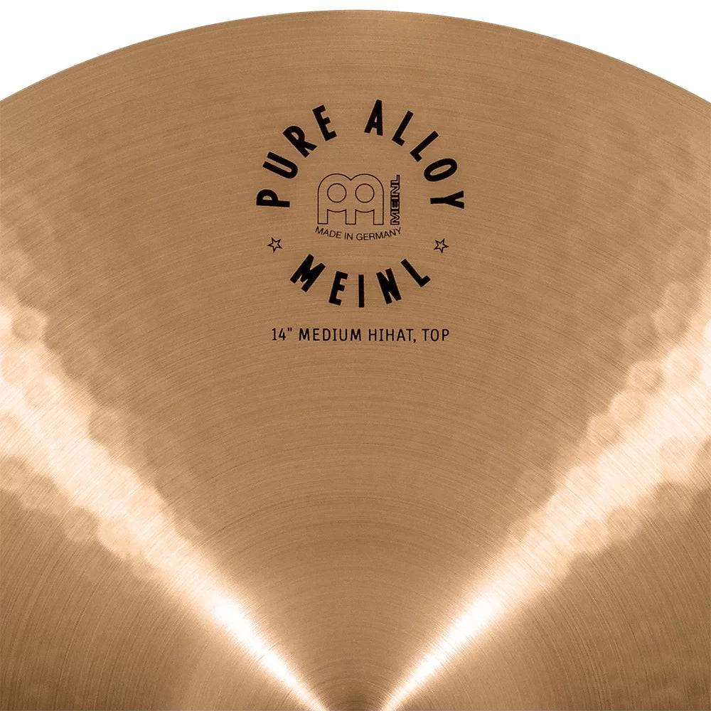 Meinl Pure Alloy Traditional Medium Hi-Hat Cymbal Pair 14 in.