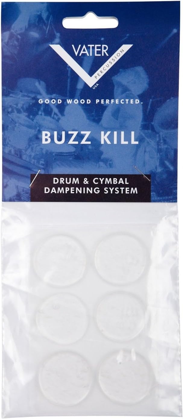 Vater Buzz Kill Drum Dampening Gels, 6-Pack