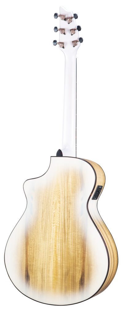 Breedlove Eco Pursuit Exotic S Concert Ce Acoustic-Electric Guitar - White Sand