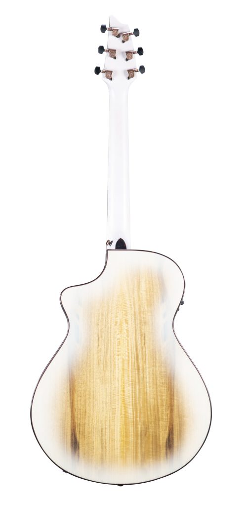 Breedlove Eco Pursuit Exotic S Concert Ce Acoustic-Electric Guitar - White Sand